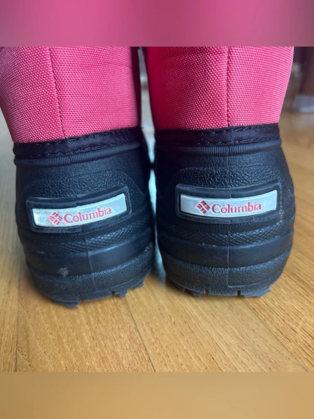 Columbia Powderbug II Snow Boots Kids Waterproof Pink Winter Youth Girls Size 5Y